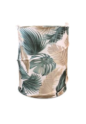 Imagen 2 del producto Cesto para ropa plegable Nautica Home 42x55cm hojas tropicales