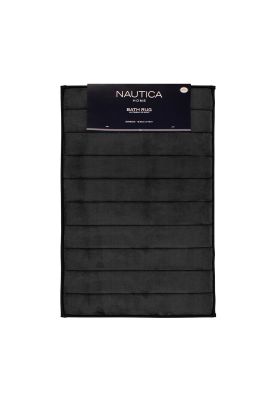 Alfombra de baño Nautica 50x80cm coralina ultra suave negro