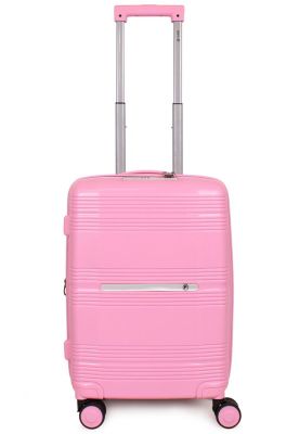 Maleta de cabina con usb CHIC rosada F la Maleta de Chile