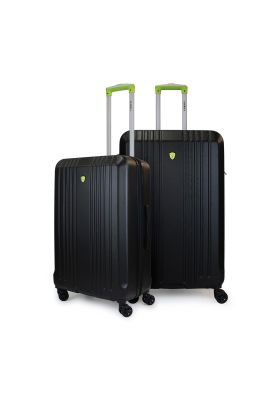 Pack 2 maletas M+L Olympia 20k y 23K negra-verde