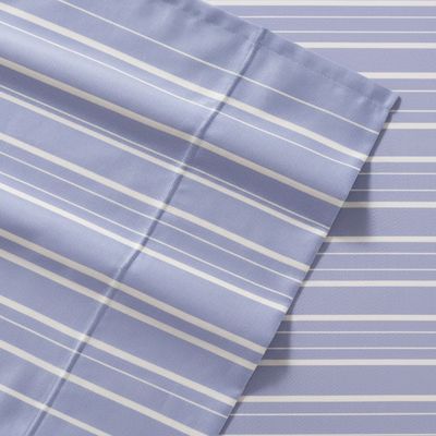 Imagen 2 del producto Juego de Sábanas Nautica 3piezas microfibra 1,5 Plazas lineas azules