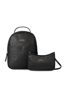 Imagen 1 del producto Pack Nautica Mochila Queen + Cartera Lady negra