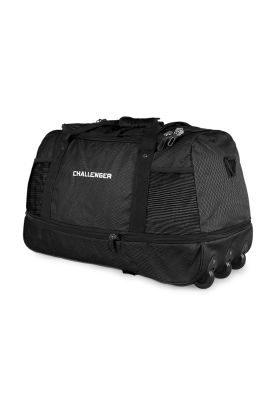 Bolso tipo Mochila con ruedas + Candado Challenger negro