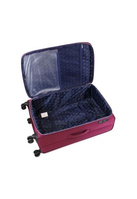 Imagen 2 del producto Set de 3 maletas de tela S+M+L Nautica Valencia burdeo