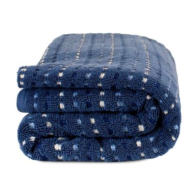 Imagen 2 del producto Toalla de Baño Stripe Nautica Home 100% algodón76x137cm azul