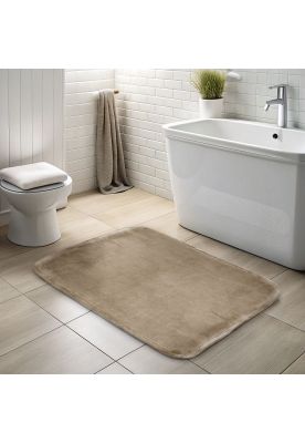 Imagen 2 del producto Alfombra de Baño Nautica Home flannel 50x80cm absorbente Beige