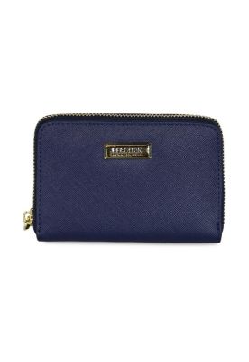 Billetera mujer Trifold azul Kenneth Cole