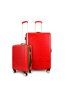 Pack 2 maletas Nautica S+L Bahamas 10kg y 23kg roja
