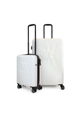 Pack 2 Maletas Donna Karan Luxe S 10kg + L 23kg blanco DKNY