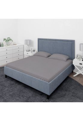 Juego de sábanas Nautica 4 piezas microfibra king plomo