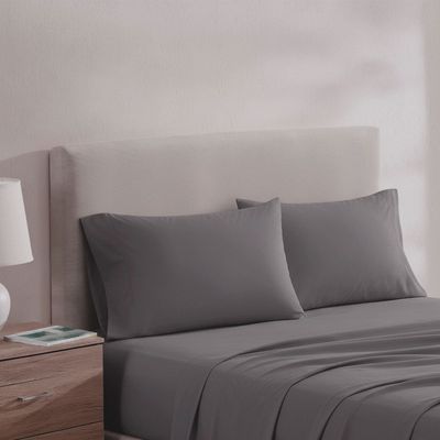 Imagen 2 del producto Juego de sábanas Nautica 4 piezas microfibra king plomo