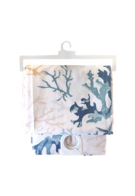 Imagen 2 del producto Set para baño Nautica Home Cortina+Alfombra+cesta diseño corales de mar