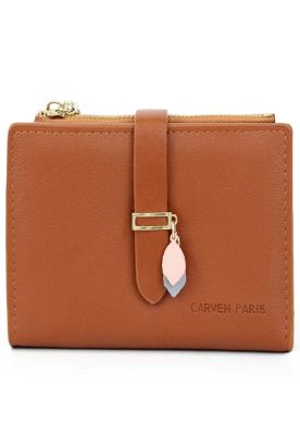 Billetera de mujer Lia café Carven
