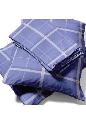 Imagen 2 del producto Juego de Sábanas Nautica 3piezas microfibra 1,5 Plazas diseño cuadros azul