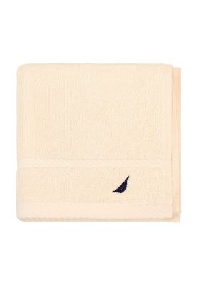 Toalla de cara SIGNATURE Nautica 100% algodón 33x33cm premium beige claro