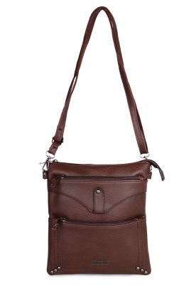 Cartera bandolera Felicia café Anabella Sachi