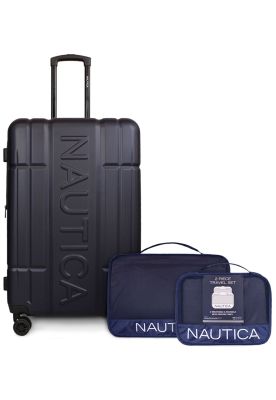 Pack Maleta grande Amsterdam 23k azul + Organizador Nautica
