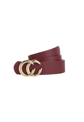 Cinturón mujer Turbo burdeo Carven