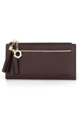 Billetera de mujer Chloe café Carven