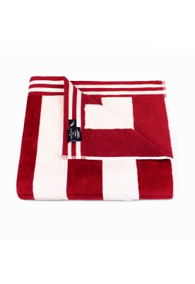 Imagen 2 del producto Toalla de playa 100% Algodón 163x81 CABANA roja