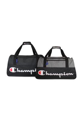Pack Champion 2 bolsos Deportivo Atlanta 45Lt negro y gris