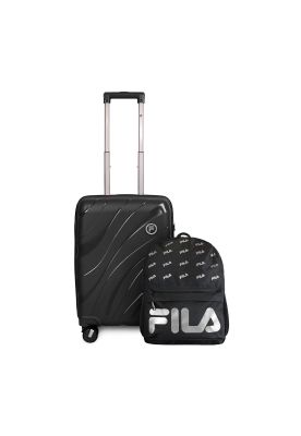 Pack Maleta cabina S Lola 10kg + Mochila Urbanix Fila 10lts negro-silver