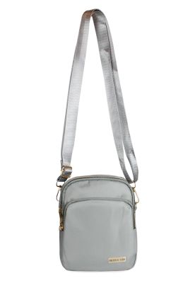 Imagen 2 del producto Cartera bandolera Isa gris Anabella Sachi