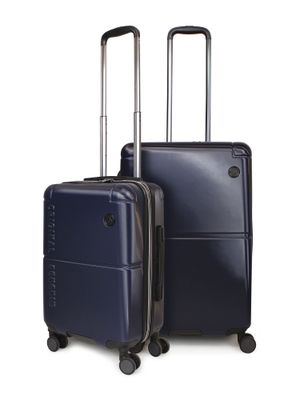 Pack 2 maletas S+M Roma Azul