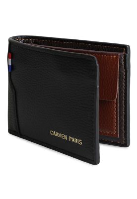 Imagen 2 del producto Billetera de hombre Matt negra Carven Paris