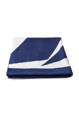 Imagen 2 del producto Toalla de playa Nautica Home 100% Algodón 160x80 blanco y azul marino