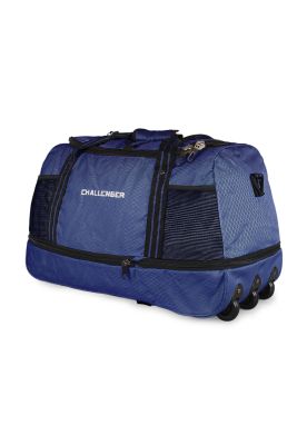 Bolso tipo Mochila con ruedas + Candado Challenger azul