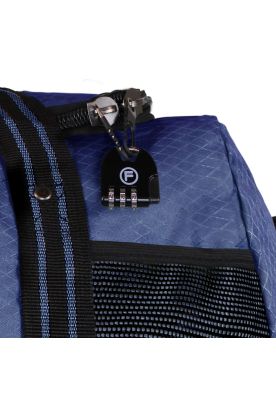 Imagen 2 del producto Bolso tipo Mochila con ruedas + Candado Challenger azul