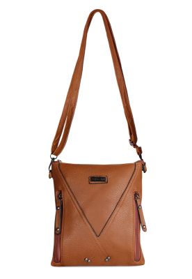 Cartera bandolera Pascal café Anabella Sachi