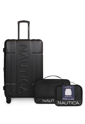Pack Maleta grande Amsterdam 23k negra + Organizador Nautica