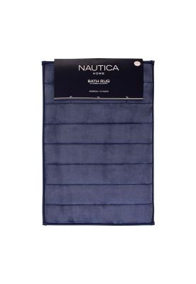 Alfombra de baño Nautica Home 40x60cm coralina ultra suave azul