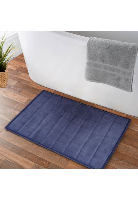 Imagen 2 del producto Alfombra de baño Nautica Home 40x60cm coralina ultra suave azul