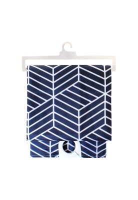 Imagen 2 del producto Set para baño Nautica Home Cortina+Alfombra+cesta diseño azul