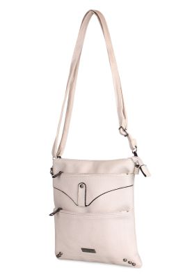 Imagen 2 del producto Cartera bandolera Felicia blanca invierno Anabella Sachi
