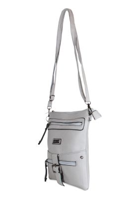 Imagen 2 del producto Cartera bandolera Pola gris Anabella Sachi