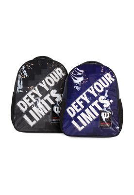 Pack Wilson 2 mochilas infantil Logan negra y azul