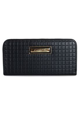 Billetera mujer Nina negra Carven Paris