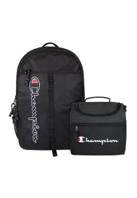 Pack Champion Mochila Georgia + Lonchera Oxford negra