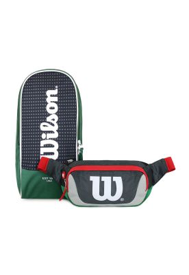 Pack Wilson Botinero para zapatos Manchester + Banano Delta verde-Gris