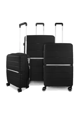 Set 3 Maletas Xpos negra S+M+L Swiss Bag