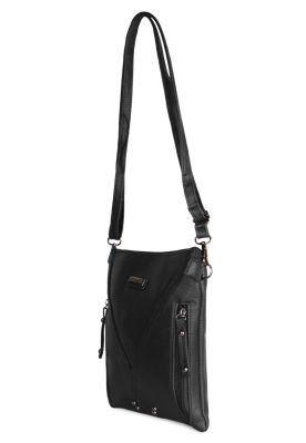 Imagen 2 del producto Cartera bandolera Pascal negra Anabella Sachi