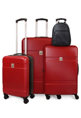 Imagen 1 del producto Set Nautica 3 Maletas Bora roja S+M+L + Mochila Malik