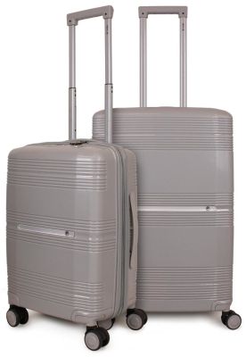 Pack 2 Maletas S+M gris CHIC F la Maleta de Chile