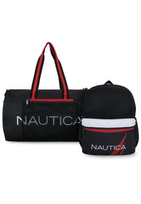 Bolso Aries + Mochila Stark negra Nautica