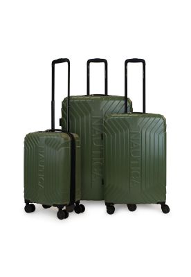Set de 3 maletas S+M+L Nautica San Blas verde