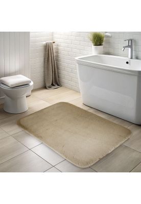 Imagen 2 del producto Alfombra de baño Nautica Home ultra suave 50x80cm beige